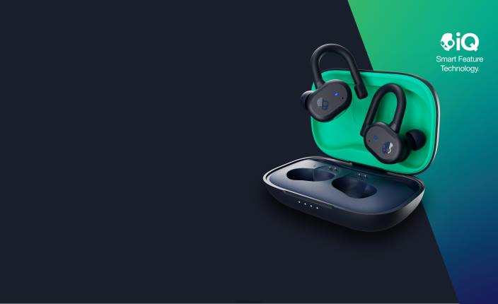 technologie évolutive Secure Fit push active véritables écouteurs sans fil T20J13 bleu foncé/vert Skullcandy